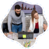 about_1_1 Business team analyzing data in office meeting