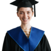 envato-labs-image-edit (2) Smiling graduate wearing cap and gown